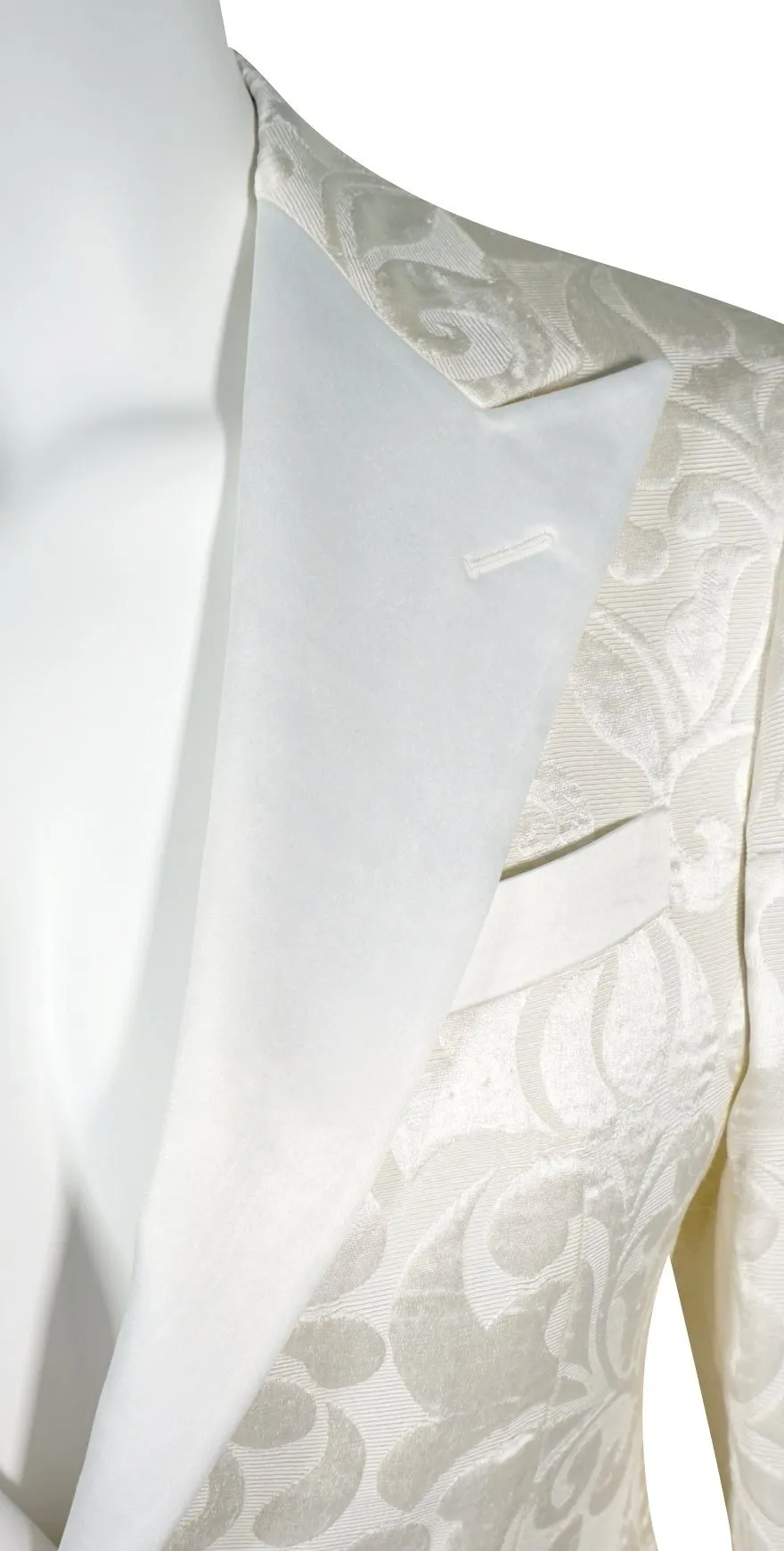 Vanilla Paisley Jacket sold by Sebastian Cruz Couture product image thumbnail 4