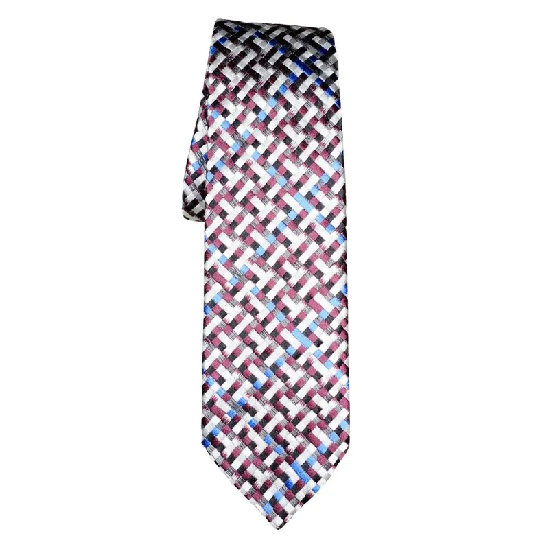 Multi Canestro Luxury Necktie sold by Sebastian Cruz Couture