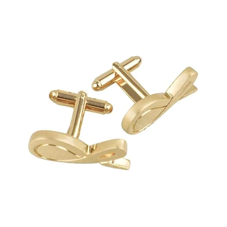 Rose Gold Signature Cufflinks sold by Sebastian Cruz Couture product image thumbnail 3