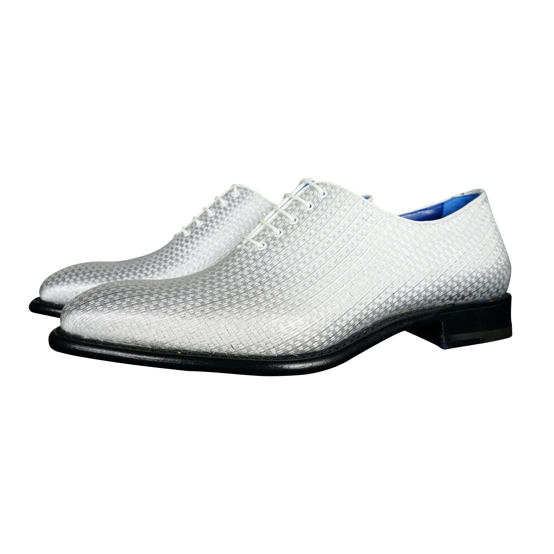 Silver Diamante Lace Ups sold by Sebastian Cruz Couture product image thumbnail 3