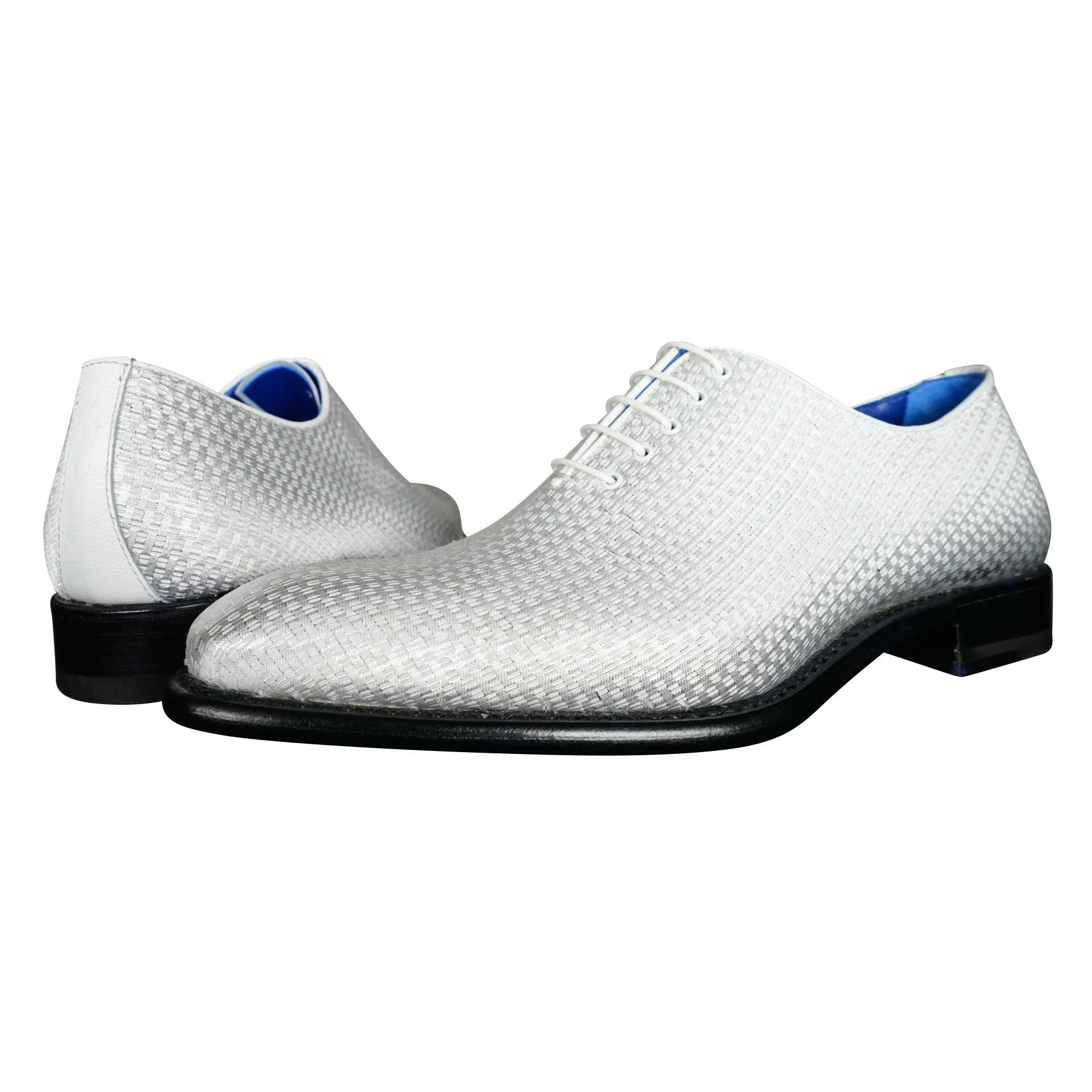 Silver Diamante Lace Ups sold by Sebastian Cruz Couture product image thumbnail 4