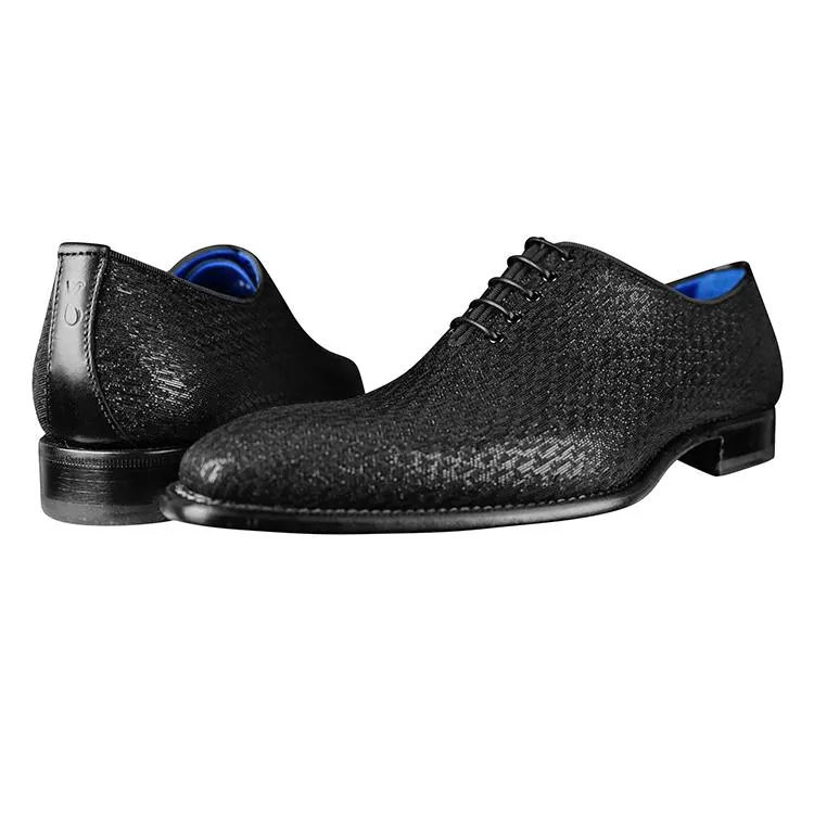 Black Diamante Lace Ups sold by Sebastian Cruz Couture product image thumbnail 3