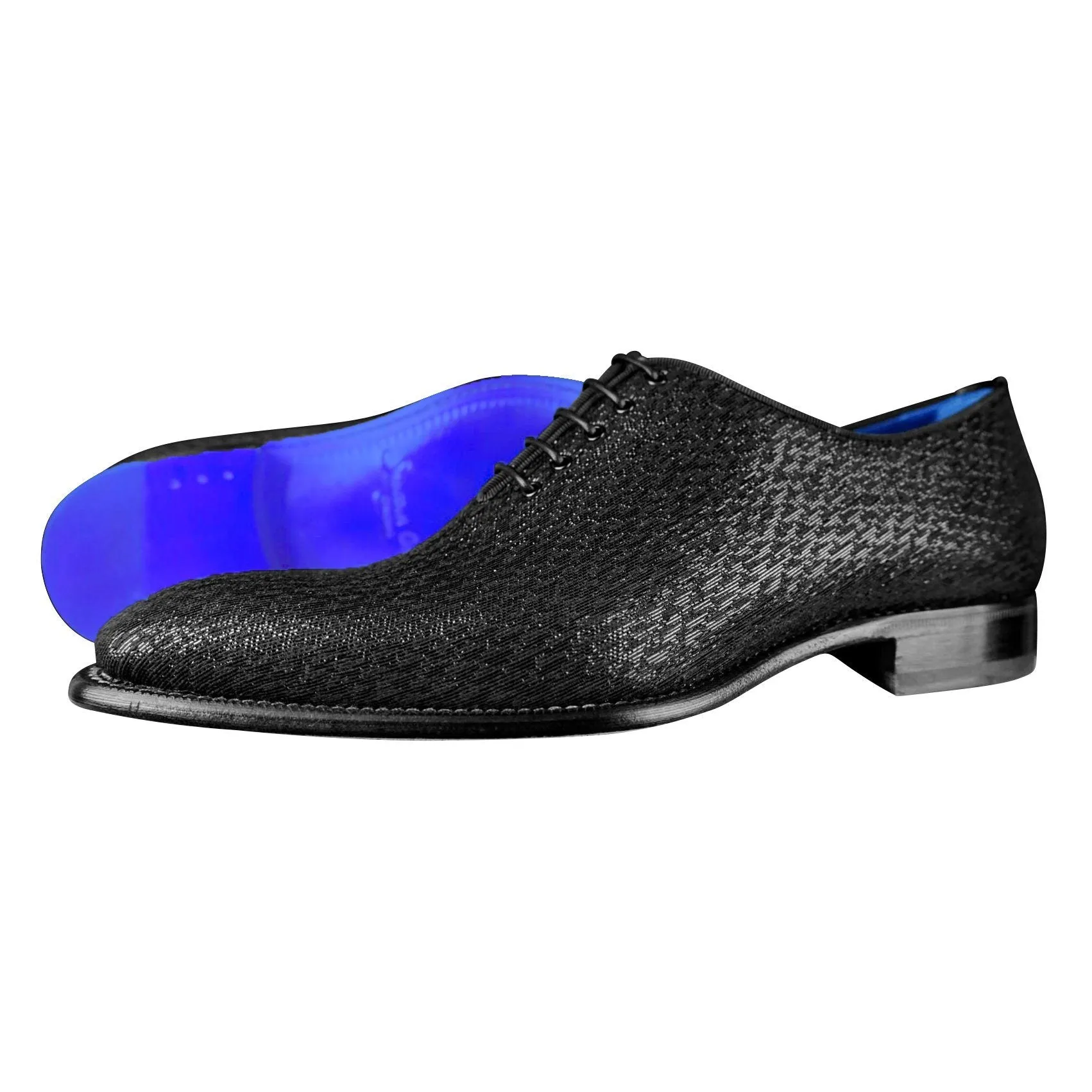 Black Diamante Lace Ups sold by Sebastian Cruz Couture product image thumbnail 2