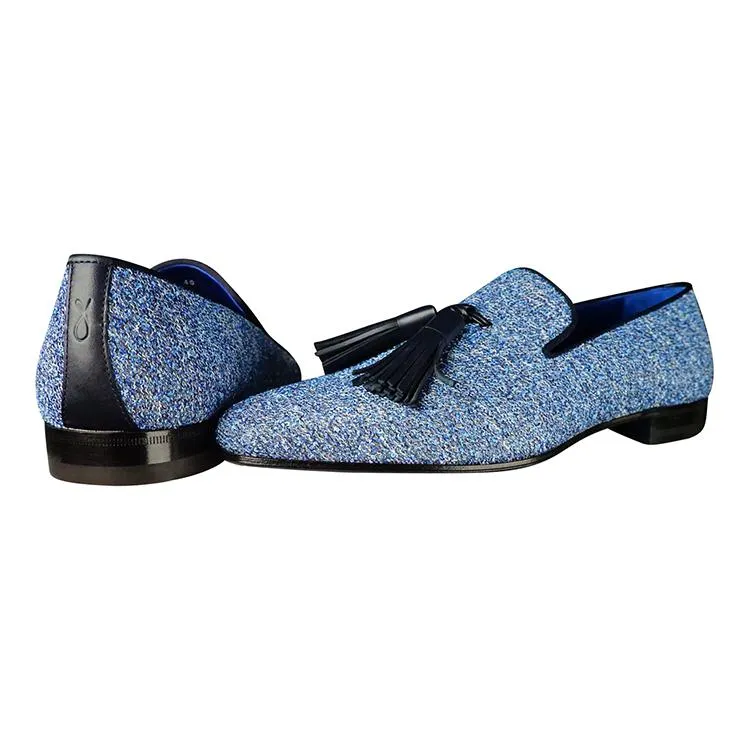 Cerulean Spazzola Tassel Loafer sold by Sebastian Cruz Couture product image thumbnail 5