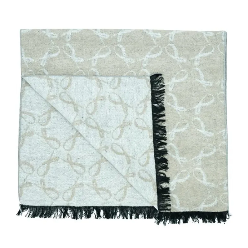 Signature Brushed Silk Scarf In Wheat sold by Sebastian Cruz Couture