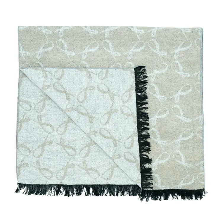 Signature Brushed Silk Scarf In Wheat sold by Sebastian Cruz Couture