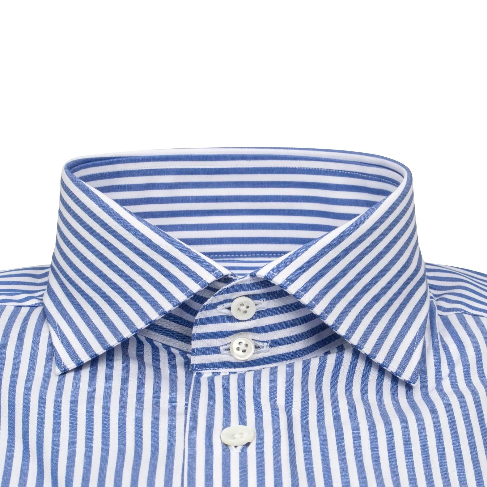 Azure Awning Poplin Dress Shirt sold by Sebastian Cruz Couture product image thumbnail 2