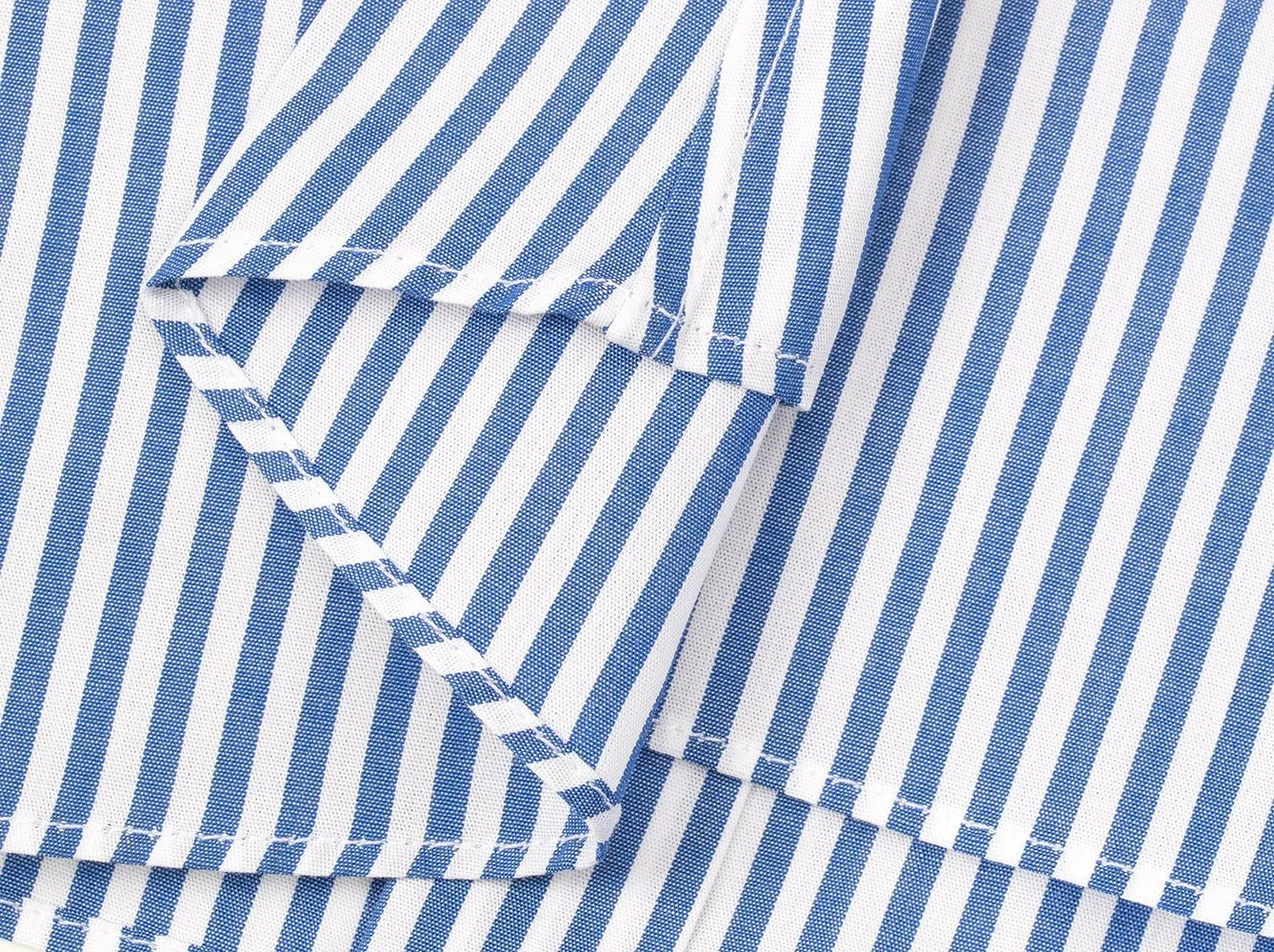 Azure Awning Poplin Dress Shirt sold by Sebastian Cruz Couture product image thumbnail 3