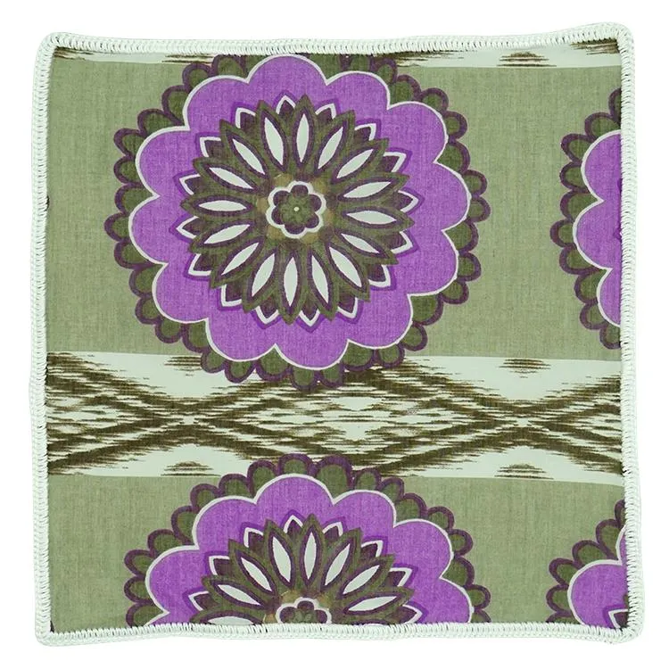 Orchid Geranio with White Signature Border sold by Sebastian Cruz Couture product image thumbnail 2