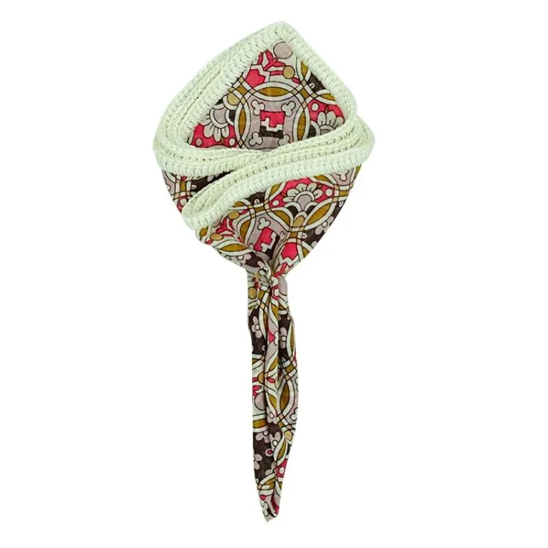 Taffy Talavera with Off White Signature Border sold by Sebastian Cruz Couture