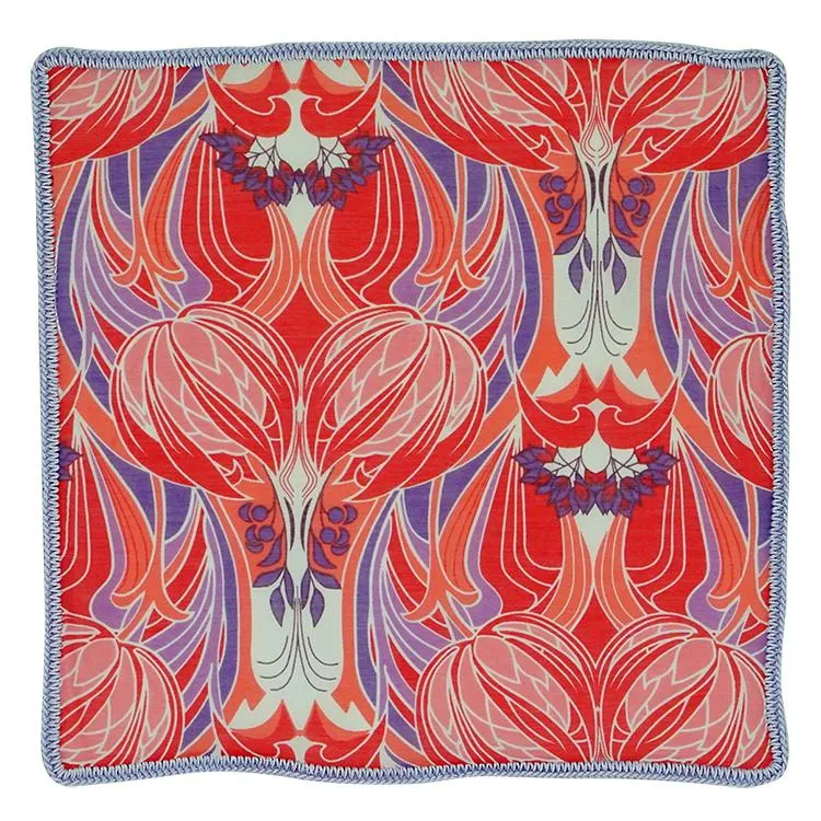 Rose Tulipano with Lilac Blue Signature Border sold by Sebastian Cruz Couture product image thumbnail 2