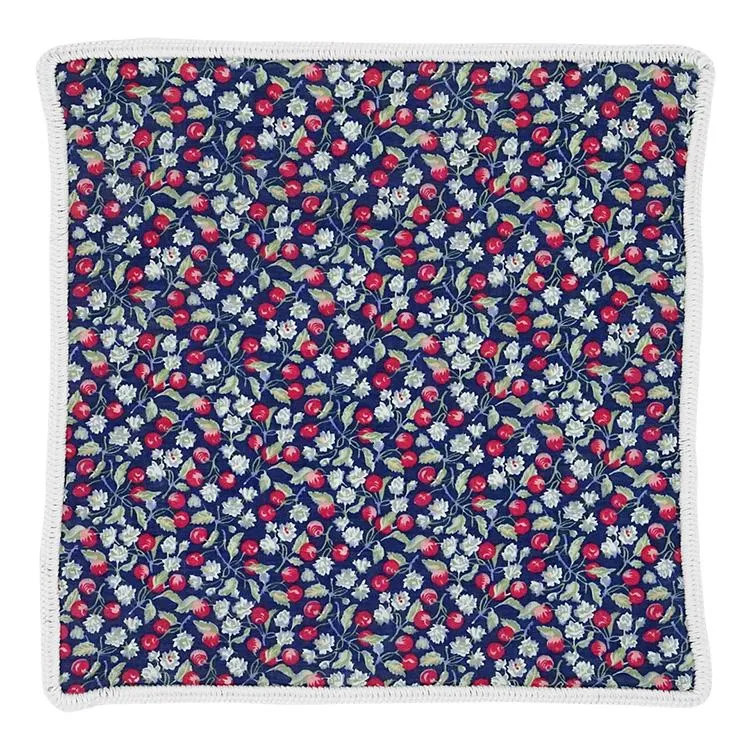 Ciliegia Blossom with White Signature Border sold by Sebastian Cruz Couture product image thumbnail 2