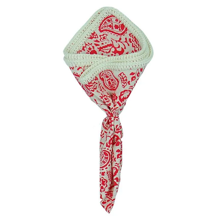 Paisley Granato with White Signature Border sold by Sebastian Cruz Couture