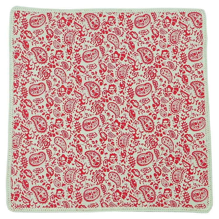 Paisley Granato with White Signature Border sold by Sebastian Cruz Couture product image thumbnail 2