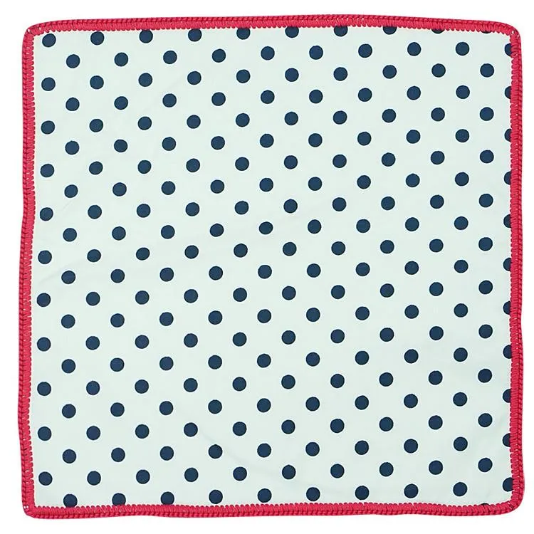 Oxford Maculato with Red Signature Border sold by Sebastian Cruz Couture product image thumbnail 2