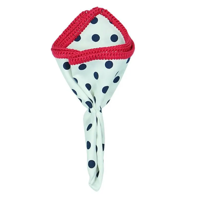 Oxford Maculato with Red Signature Border sold by Sebastian Cruz Couture