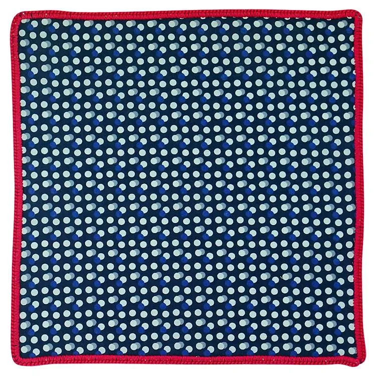 Blu Gocciolina with Red Signature Border sold by Sebastian Cruz Couture product image thumbnail 2