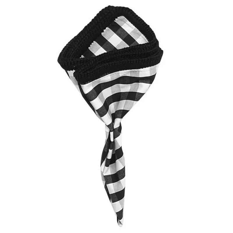 Nero Scacceria with Black Signature Border sold by Sebastian Cruz Couture