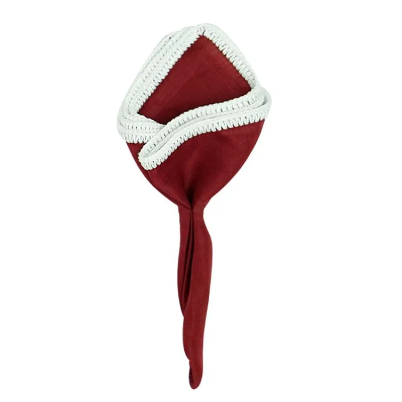 Royal Cremisi with White Signature Borders sold by Sebastian Cruz Couture