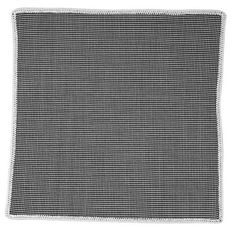 Houndstooth Cachemire with White Signature Border sold by Sebastian Cruz Couture product image thumbnail 2