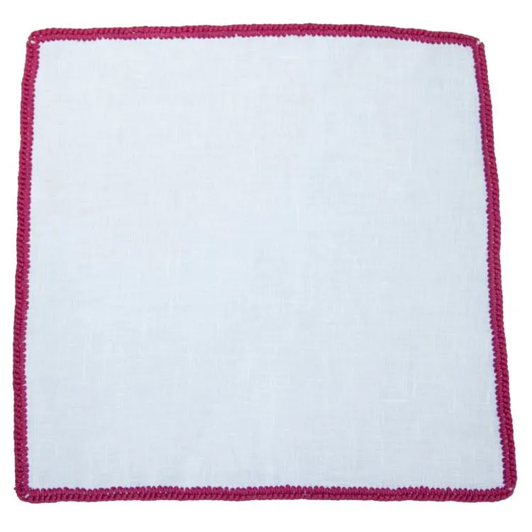 White Nieve with Red Signature Borders sold by Sebastian Cruz Couture product image thumbnail 2