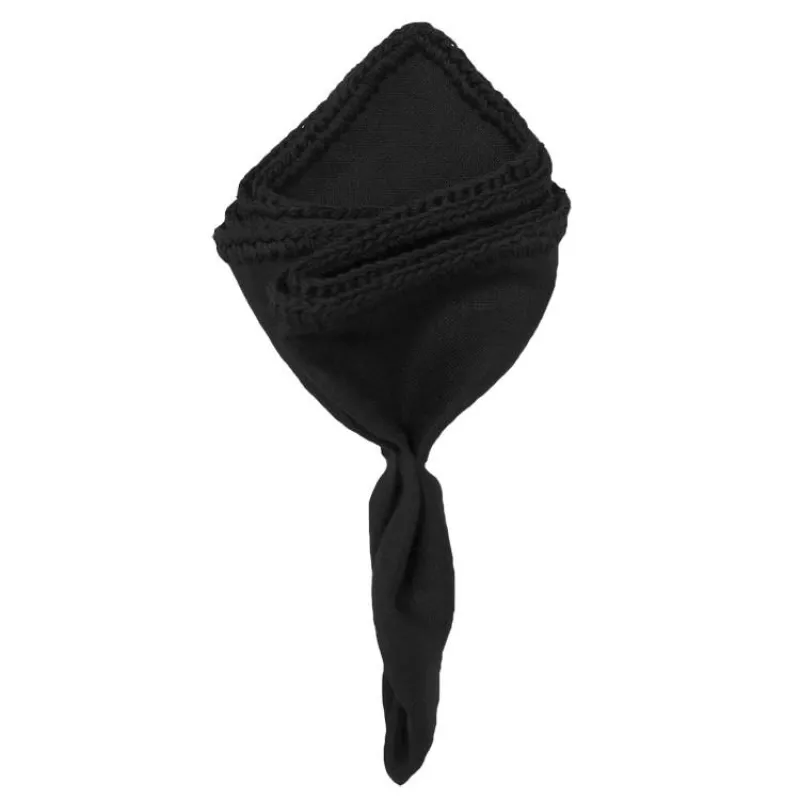 Black Raso with Black Signature Border sold by Sebastian Cruz Couture