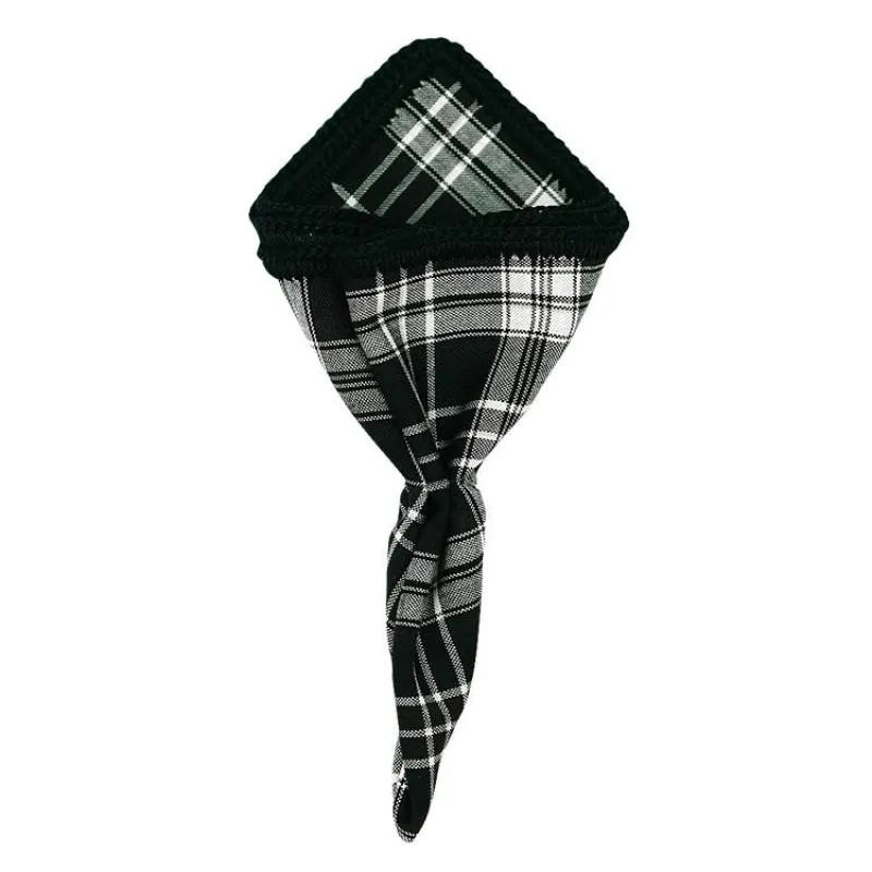 Tartan Inchiostro and Black Signature Border sold by Sebastian Cruz Couture