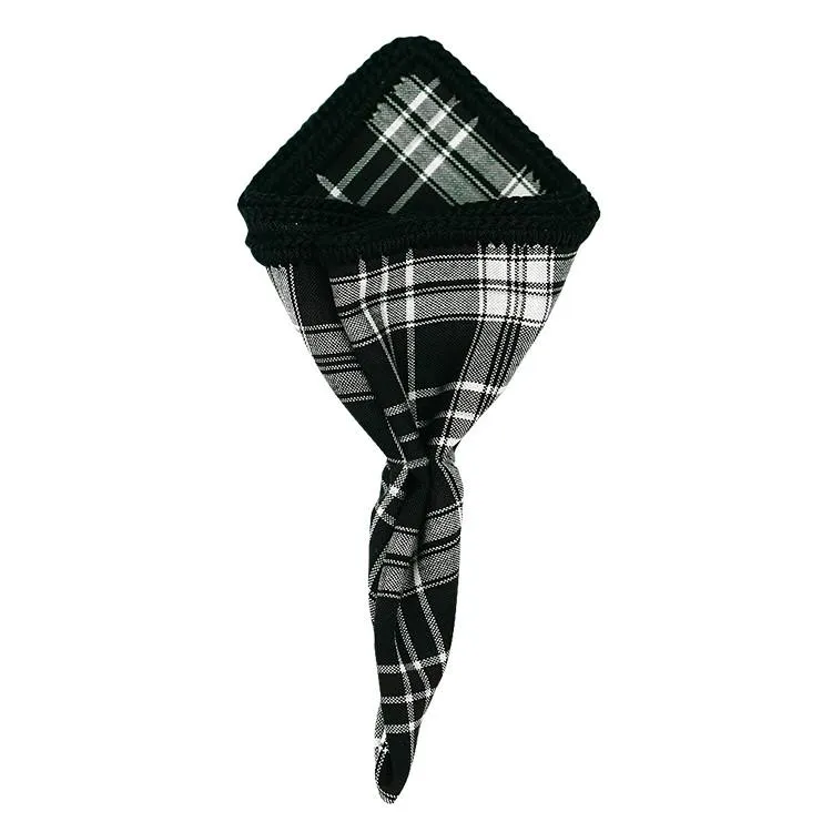 Tartan Inchiostro and Black Signature Border sold by Sebastian Cruz Couture