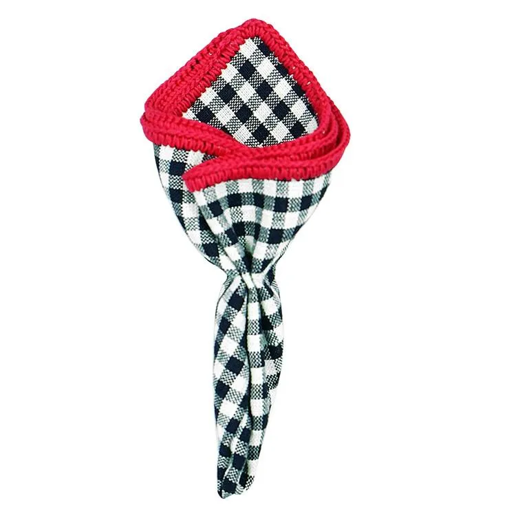 Tartan Navy Grano with Red Signature Border sold by Sebastian Cruz Couture