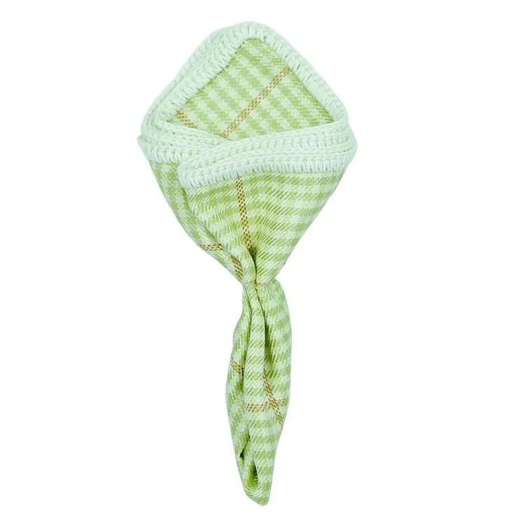 Plaid Asparagi with Off White Signature Border sold by Sebastian Cruz Couture