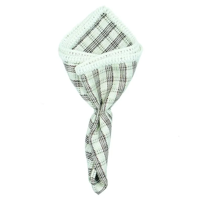 Angelo Cremisi with White Signature Border sold by Sebastian Cruz Couture