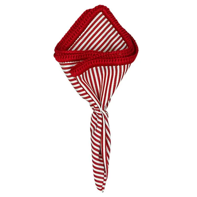 Red Nautico with Red Signature Border sold by Sebastian Cruz Couture