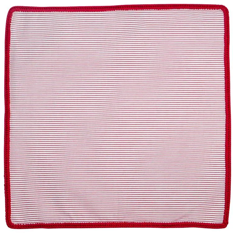 Scarlet Gessato with Red Signature Border sold by Sebastian Cruz Couture product image thumbnail 2