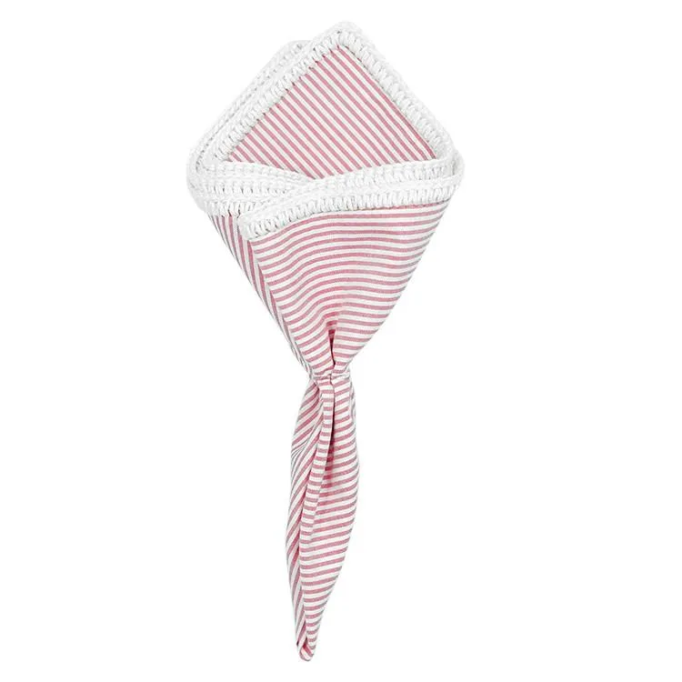 Scarlet Gessato with White Signature Border sold by Sebastian Cruz Couture