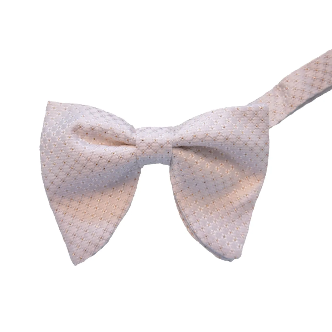 Diamond Oro Jumbo Pre Tied Butterfly Bow Tie sold by Sebastian Cruz Couture