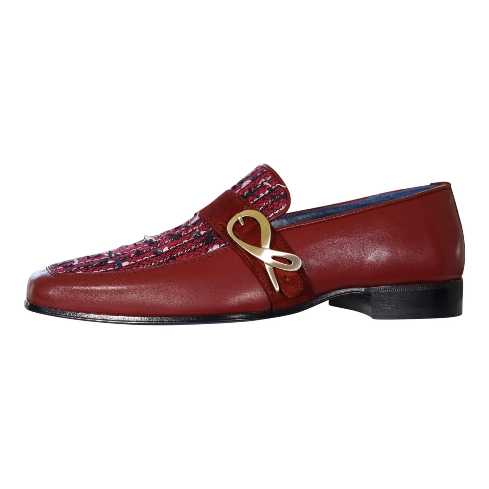 Ruby Boucle Yellow Gold Monk Loafer sold by Sebastian Cruz Couture product image thumbnail 5