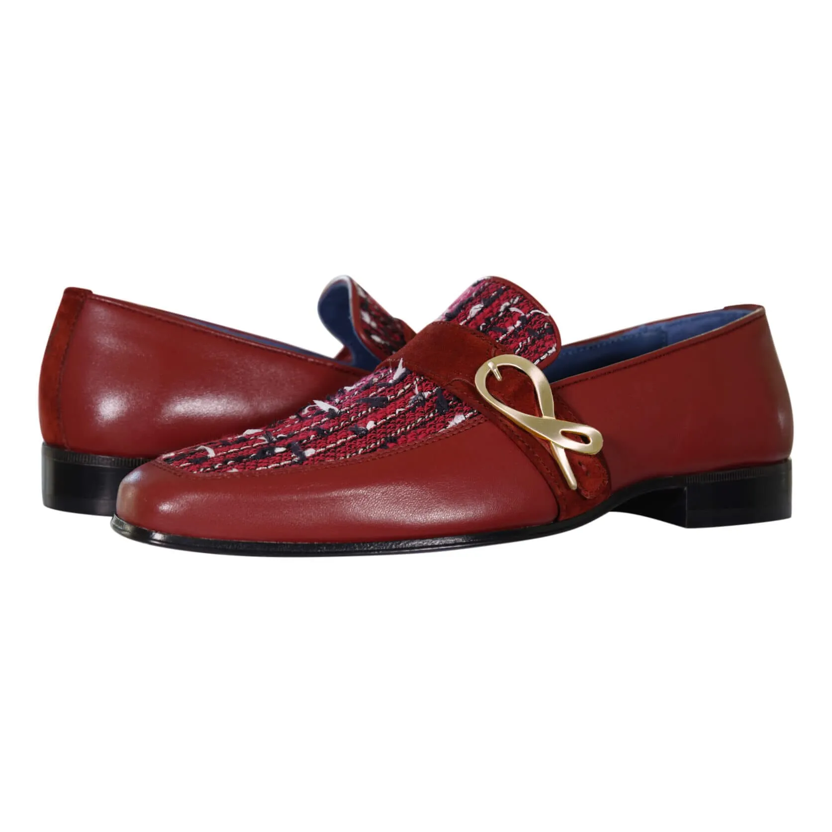 Ruby Boucle Yellow Gold Monk Loafer sold by Sebastian Cruz Couture product image thumbnail 4