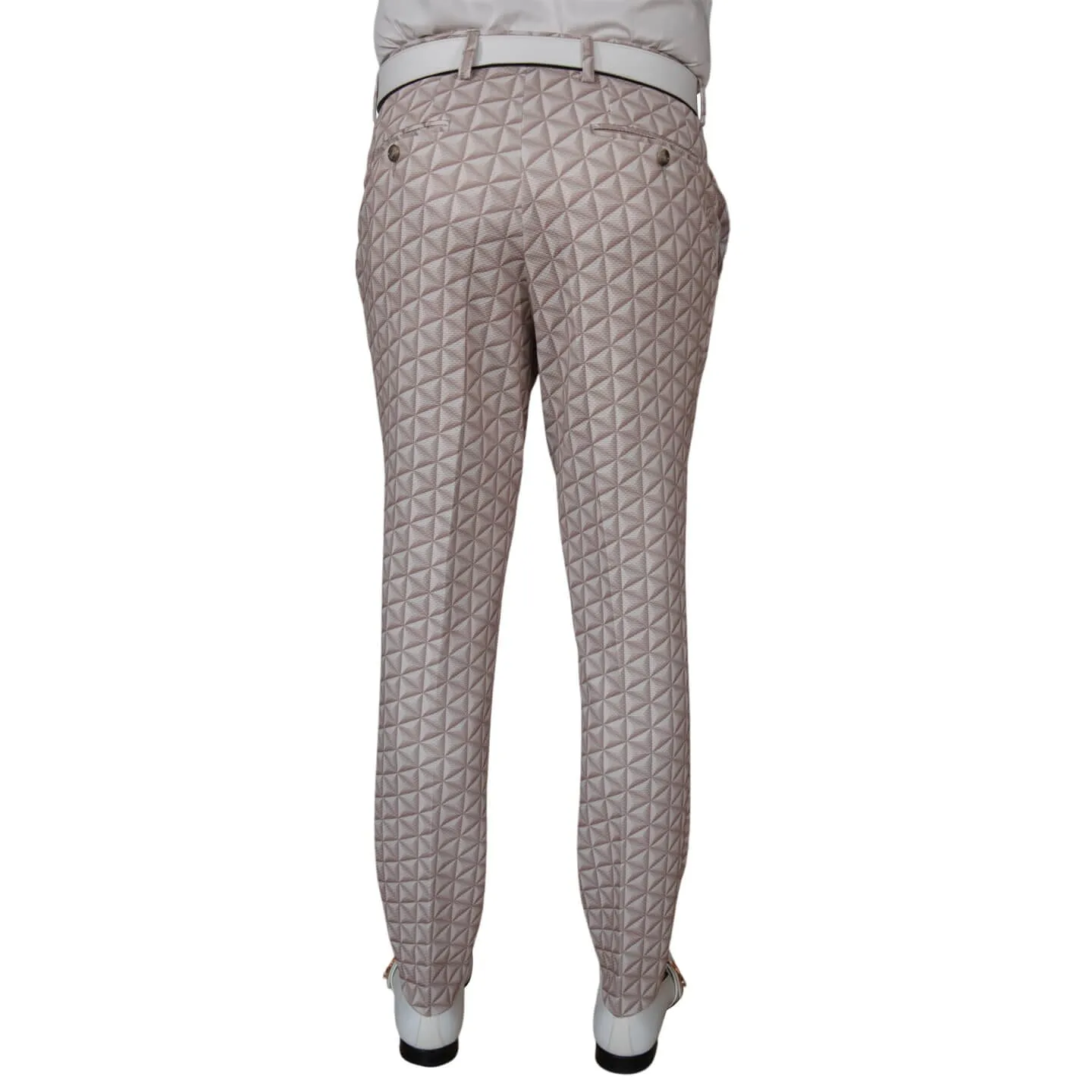 Toffee Prisma Luxury Performance Trousers sold by Sebastian Cruz Couture product image thumbnail 4