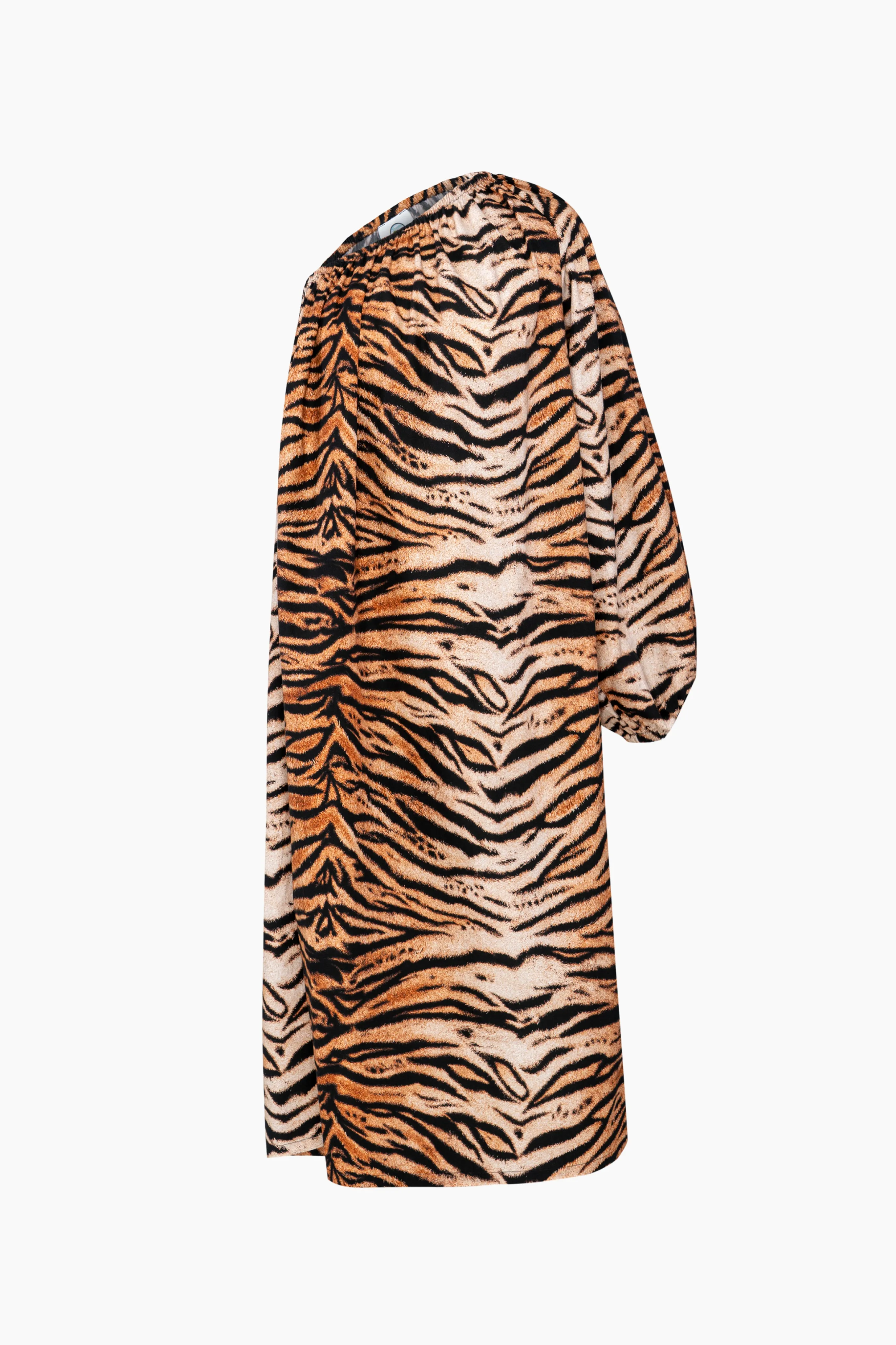 Gaia Cotton Midi Dress in Tiger sold by Sleeper product image thumbnail 5