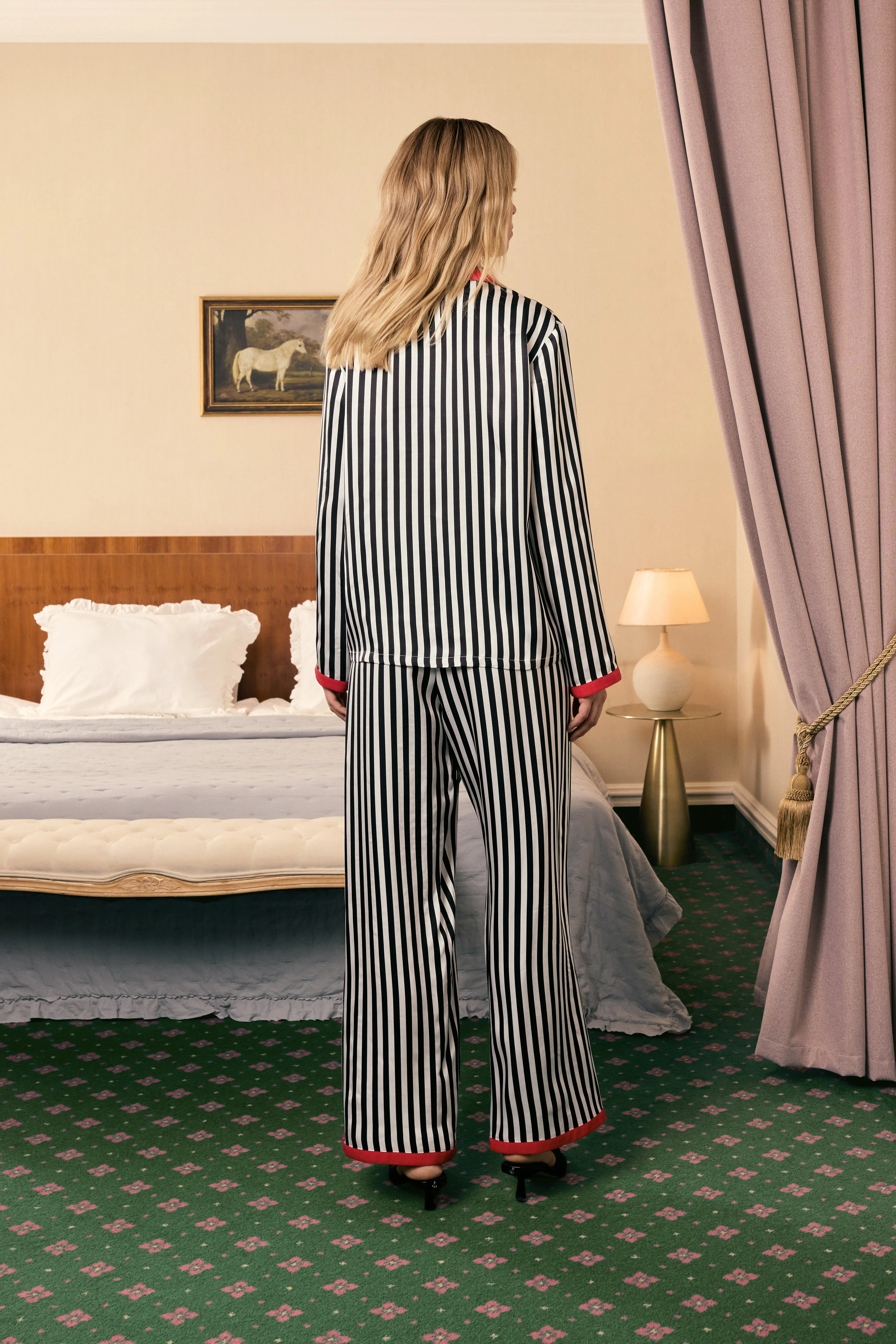 The Bow Pajama Set with Red Details sold by Sleeper product image thumbnail 2