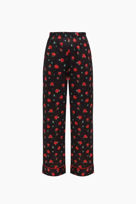 Pastelle Oversized Pants in Poppies Print made by Sleeper