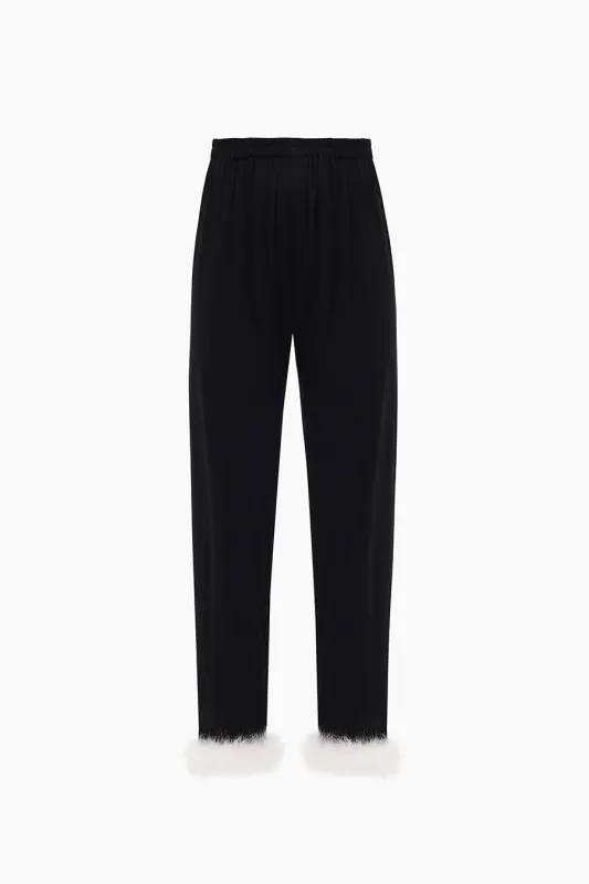 Venus in Love Pants with Detachable Feathers in Black made by Sleeper