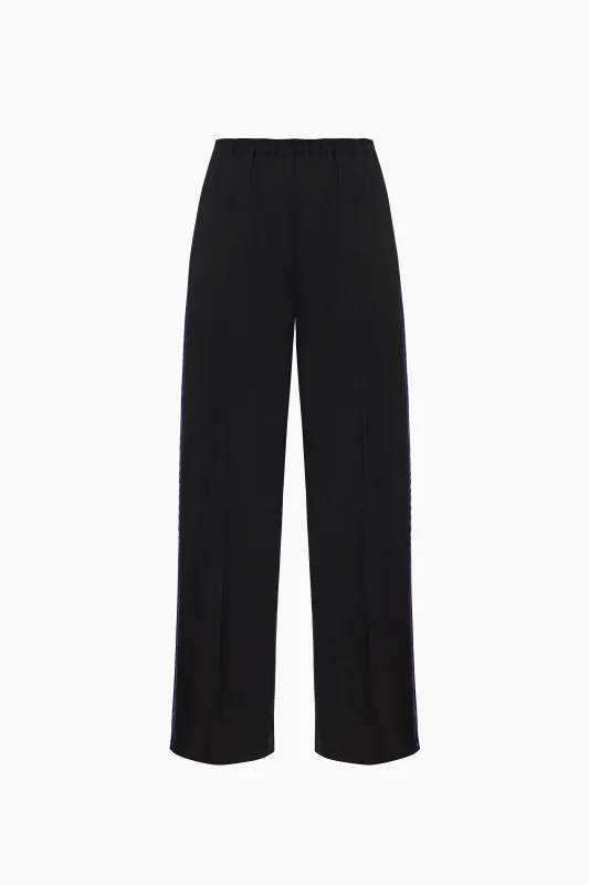 Paros Linen Unisex Pajama Pants in Black sold by Sleeper