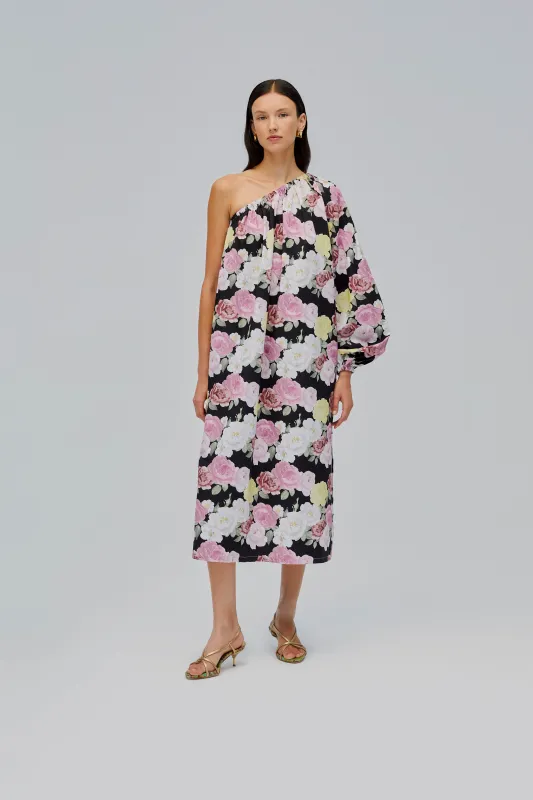Gaia Cotton Midi Dress in Bloom sold by Sleeper