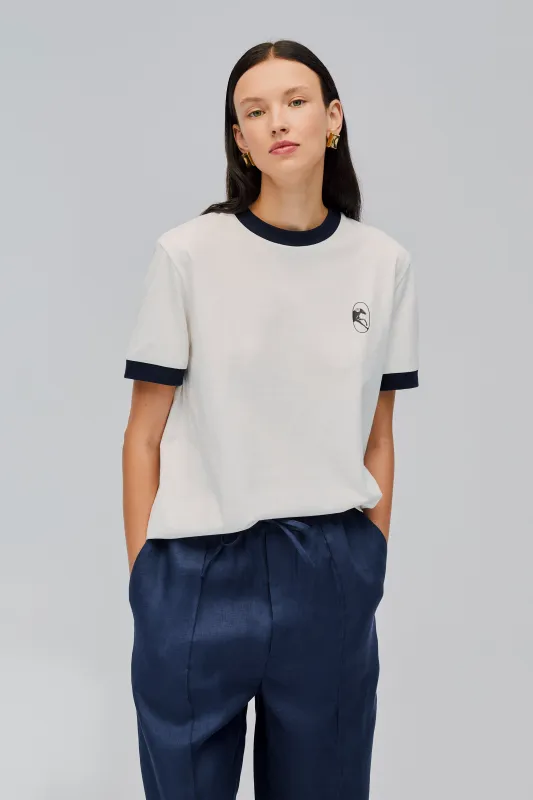Stretch-cotton Jersey T-Shirt in White sold by Sleeper