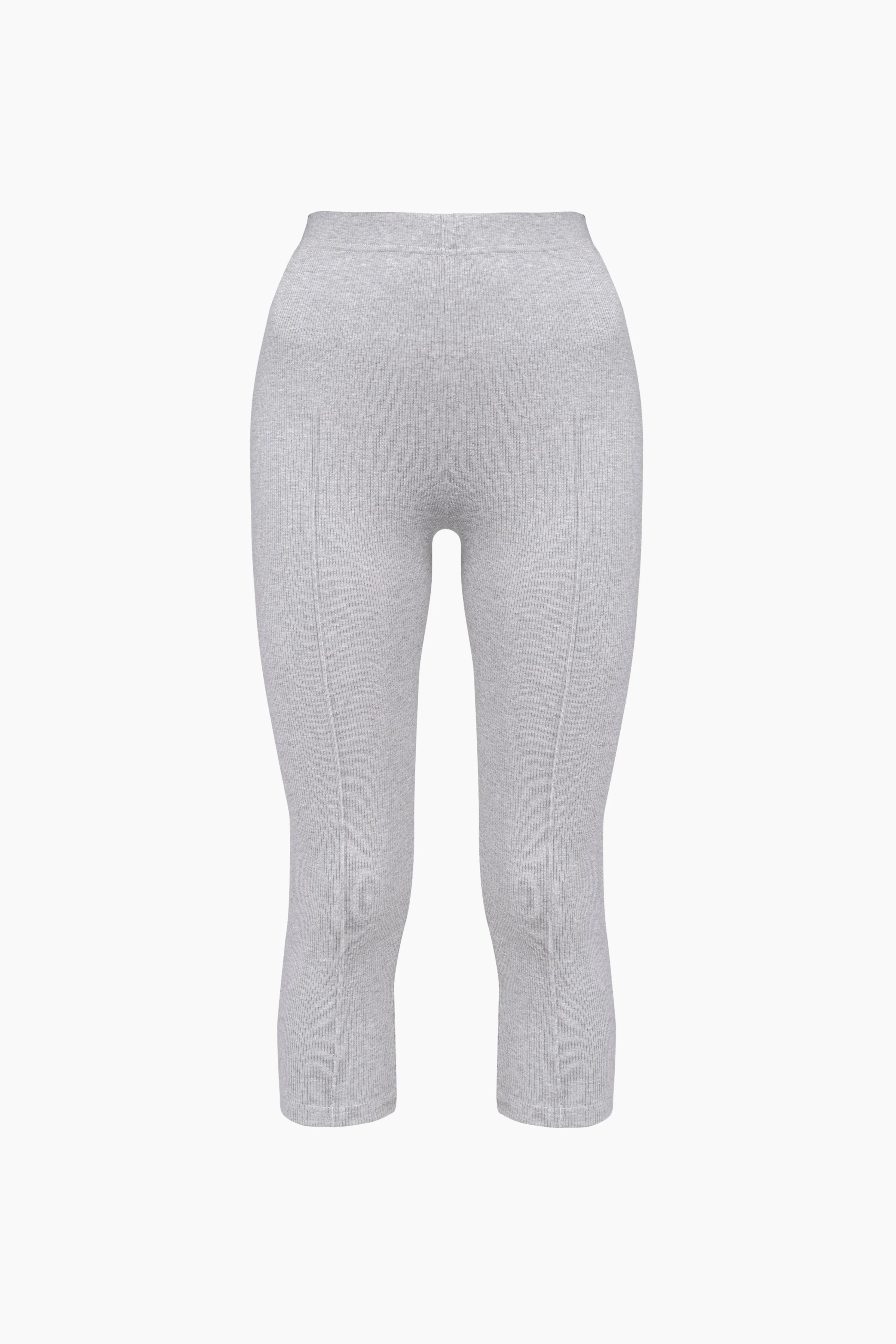 Capri Stretch-cotton Jersey Legging in Grey sold by Sleeper product image thumbnail 2