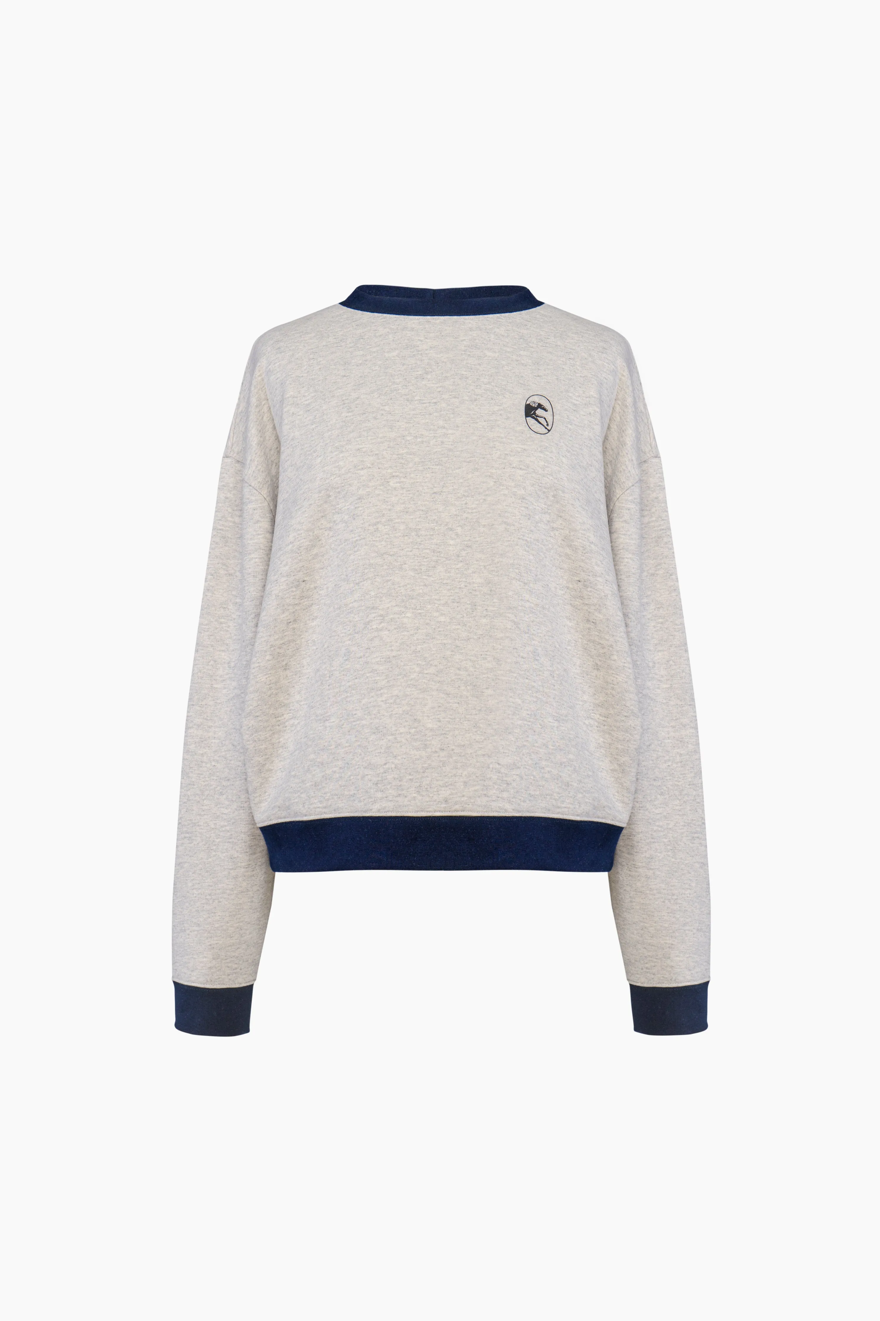 Relaxed Stretch-cotton Jersey Sweatshirt in Grey sold by Sleeper product image thumbnail 2