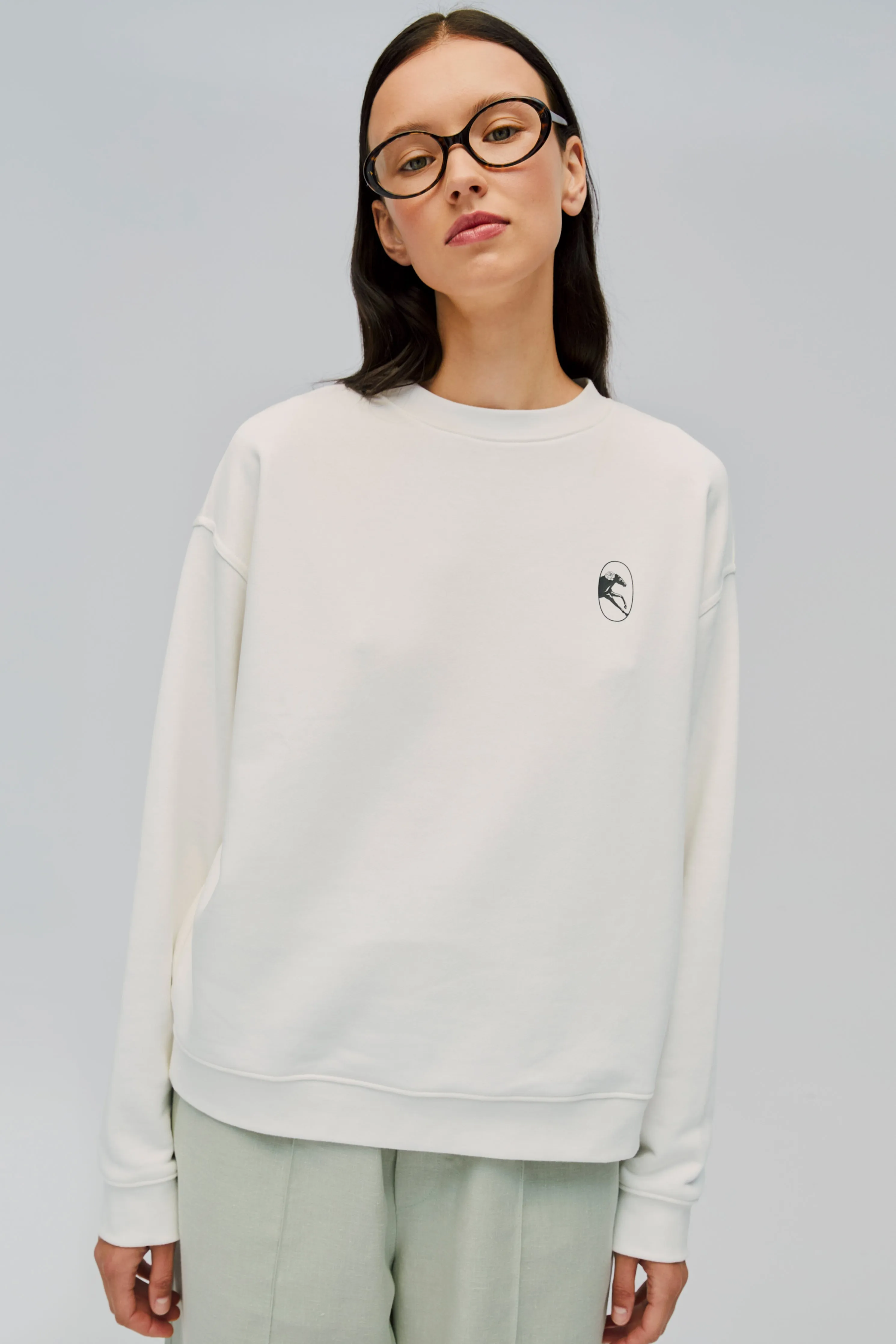 Relaxed Stretch-cotton Jersey Sweatshirt in Off-White sold by Sleeper product image thumbnail 4