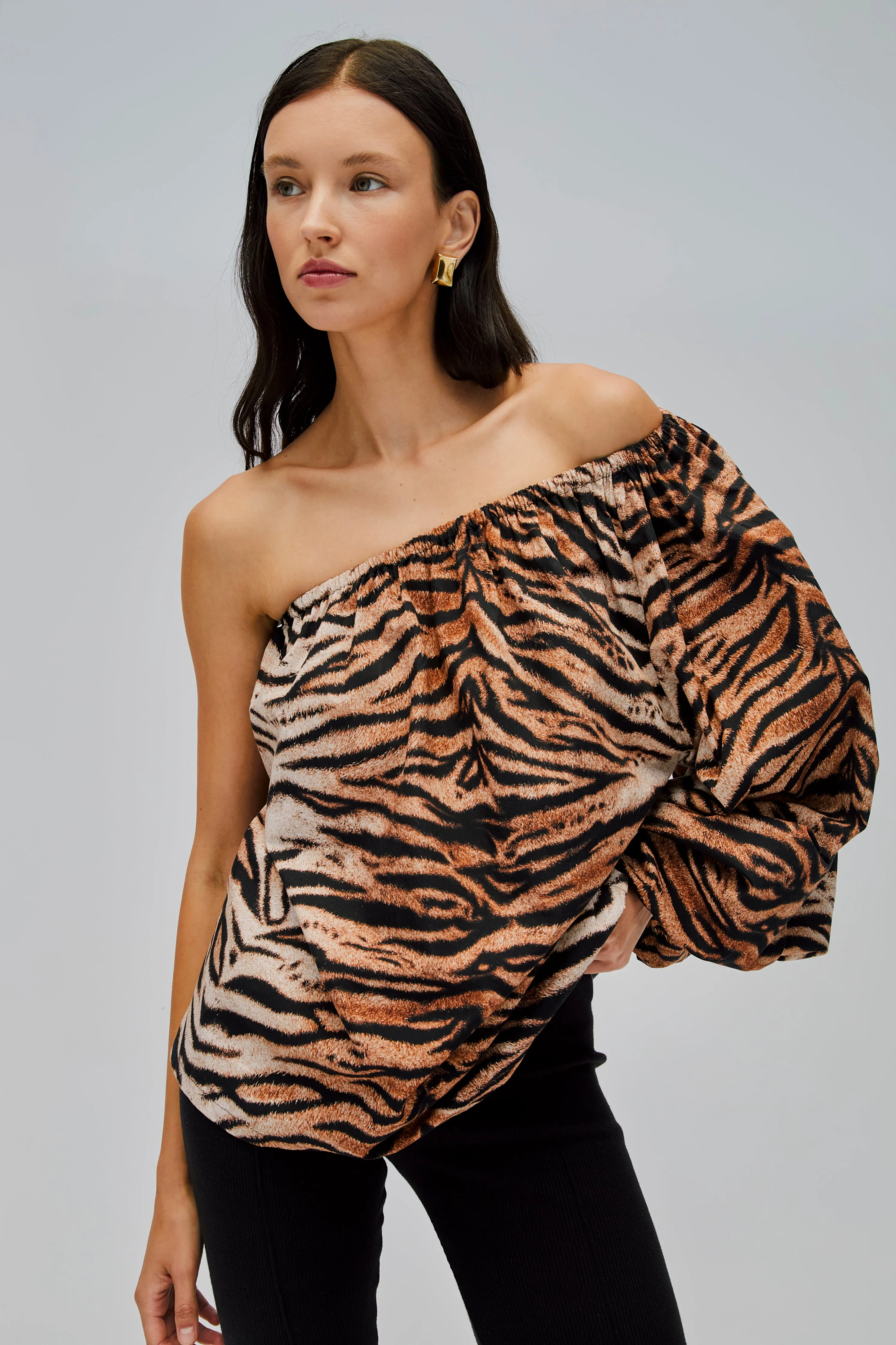 Gaia Cotton Top in Tiger sold by Sleeper product image thumbnail 2