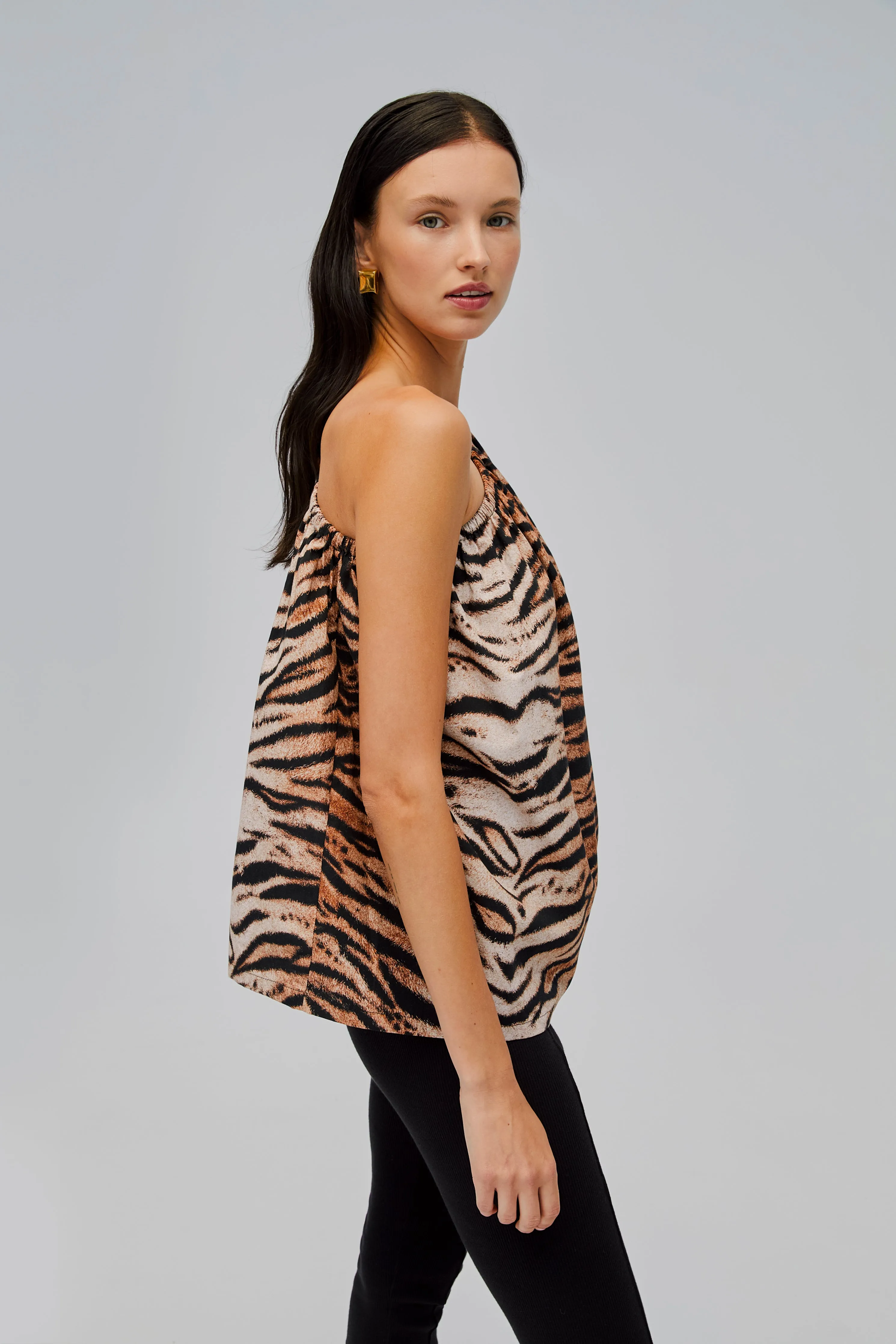 Gaia Cotton Top in Tiger sold by Sleeper product image thumbnail 3
